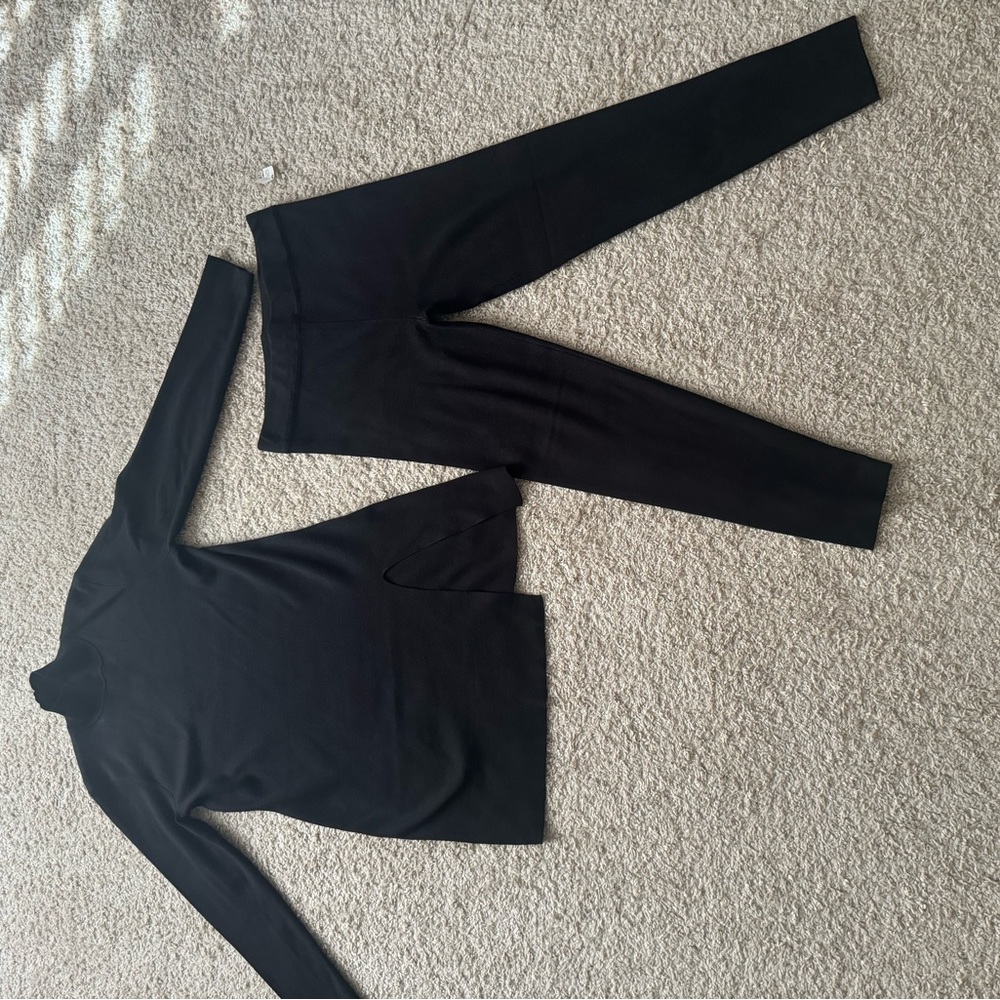 NWT cable & gauge 2 piece mock neck pant set